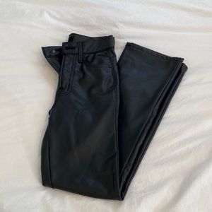 Mother denim faux leather pants